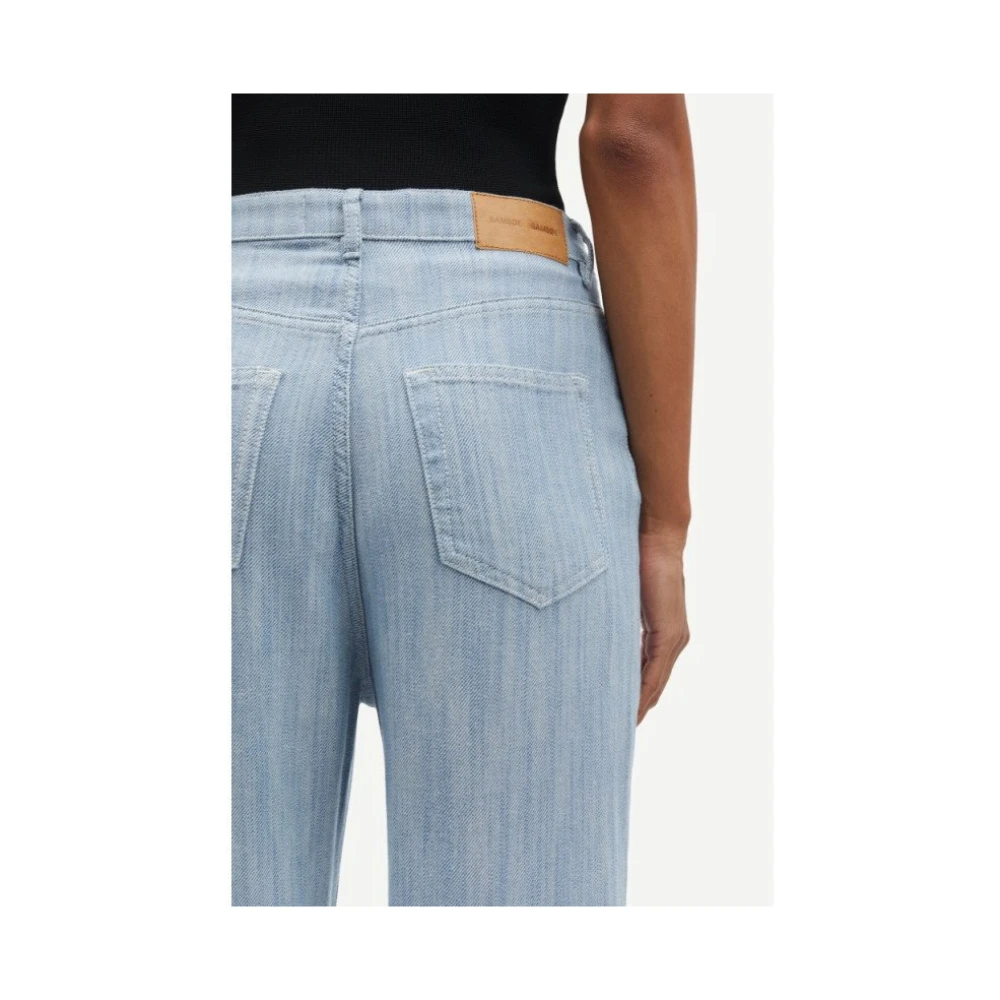 Samsøe Flared Shelly Breeze Denim Jeans Blue Dames