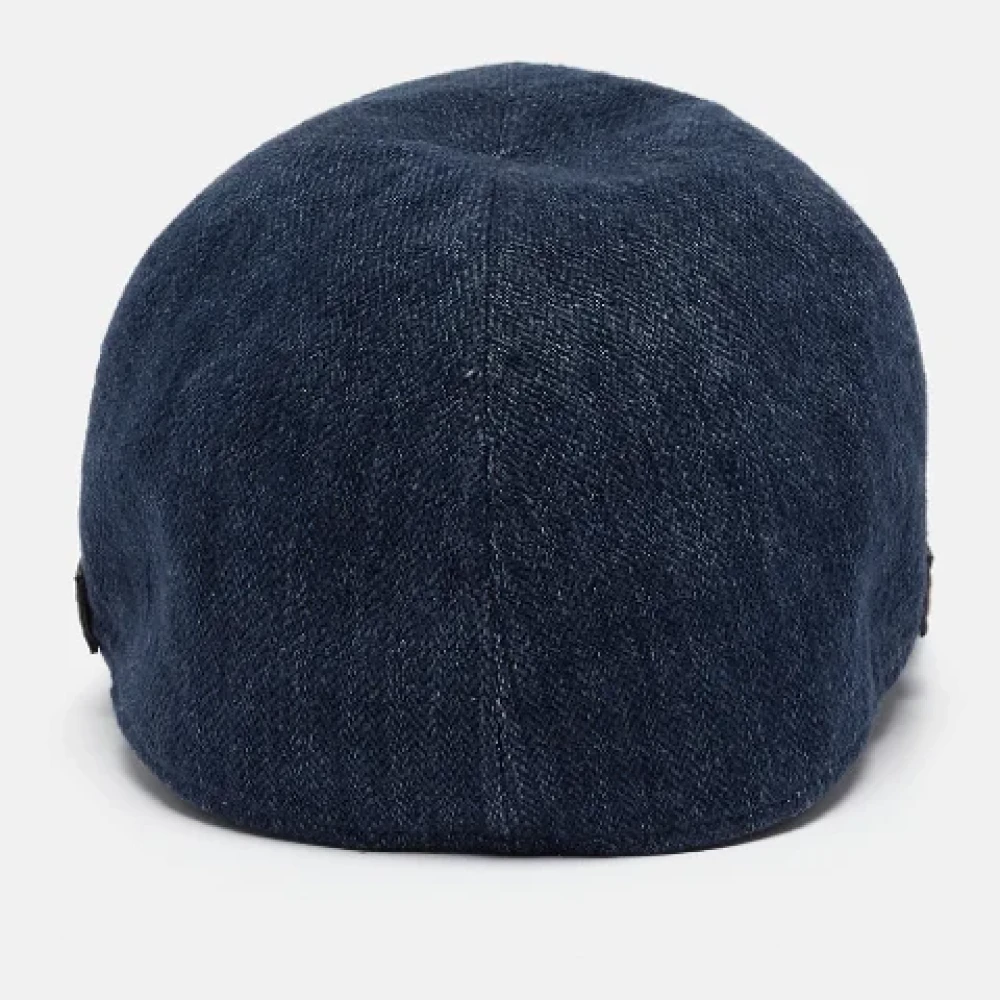 Hermès Vintage Pre-owned Fabric hats Blue Dames