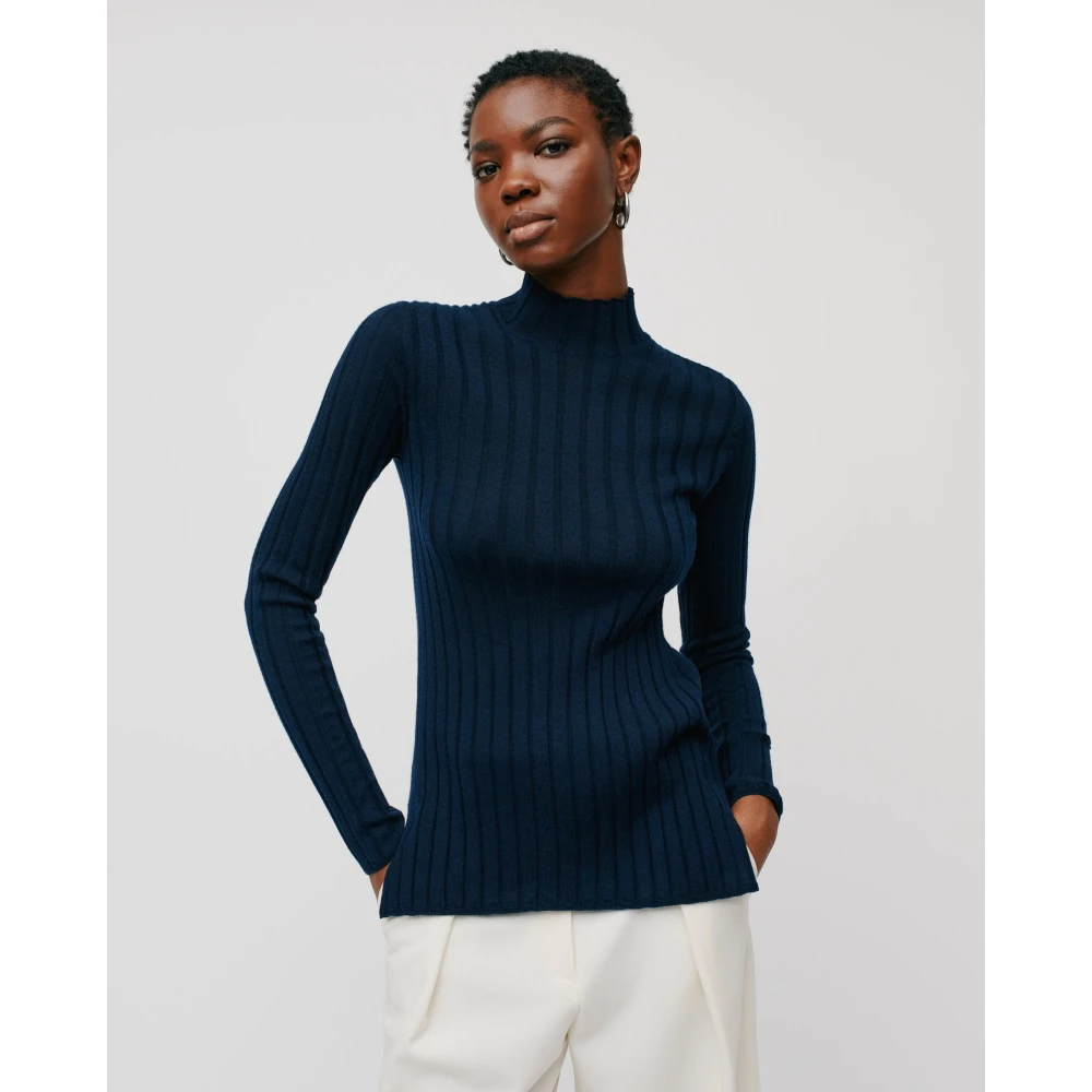 IVY OAK Kacy Rose Jumper Blue Dames