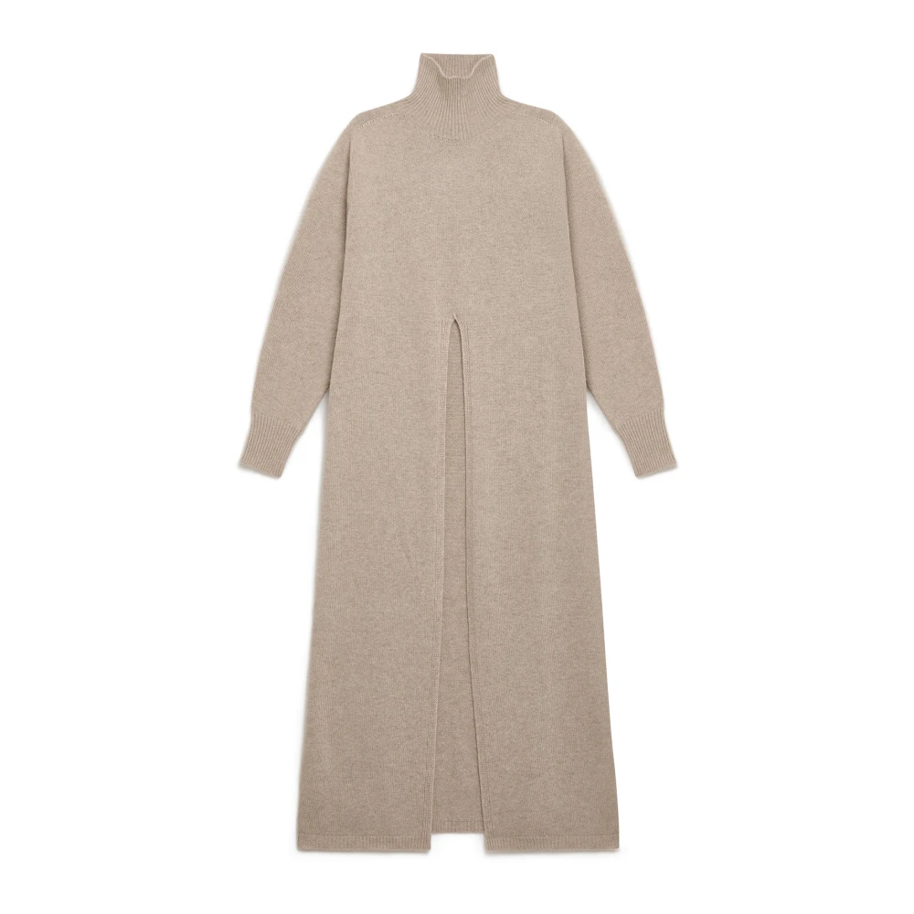 Maliparmi Stijlvolle Sweater voor Trendy Uitstraling Beige Dames