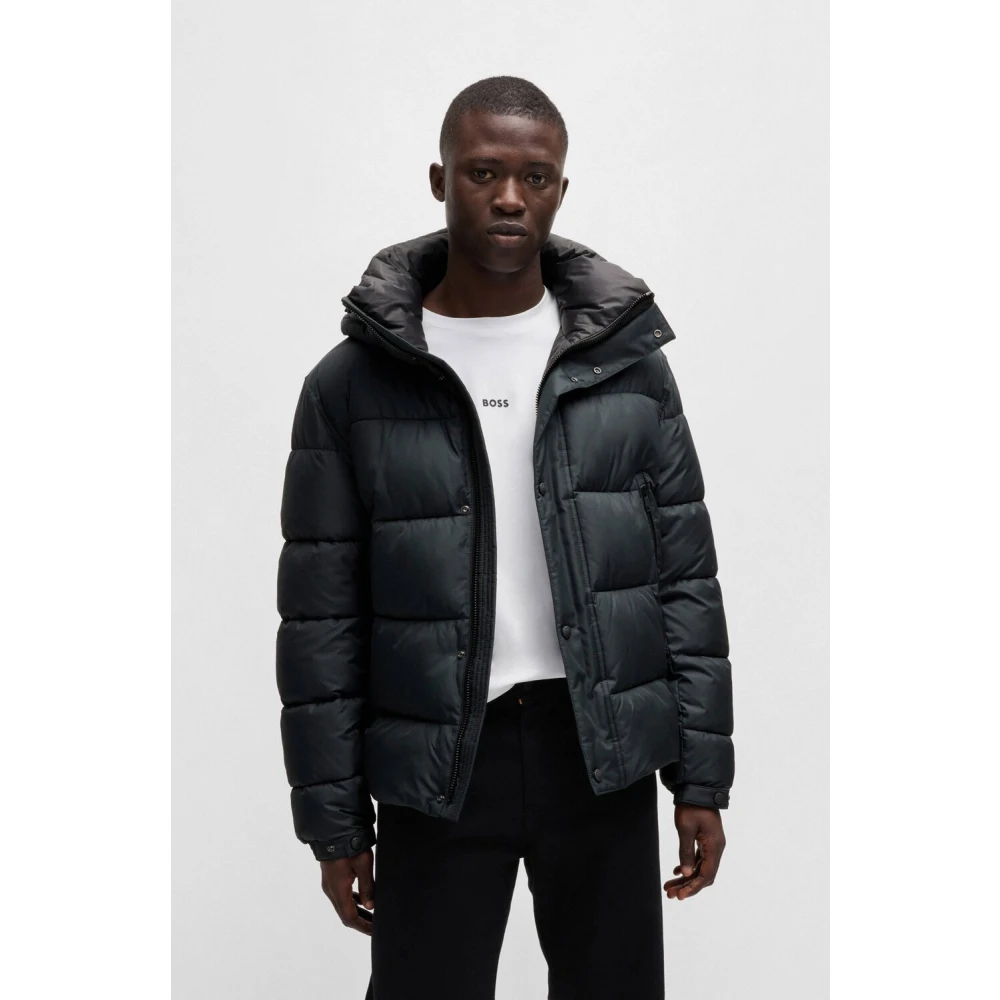Boss Orange Waterafstotende Pufferjas Style Omaris Black Heren