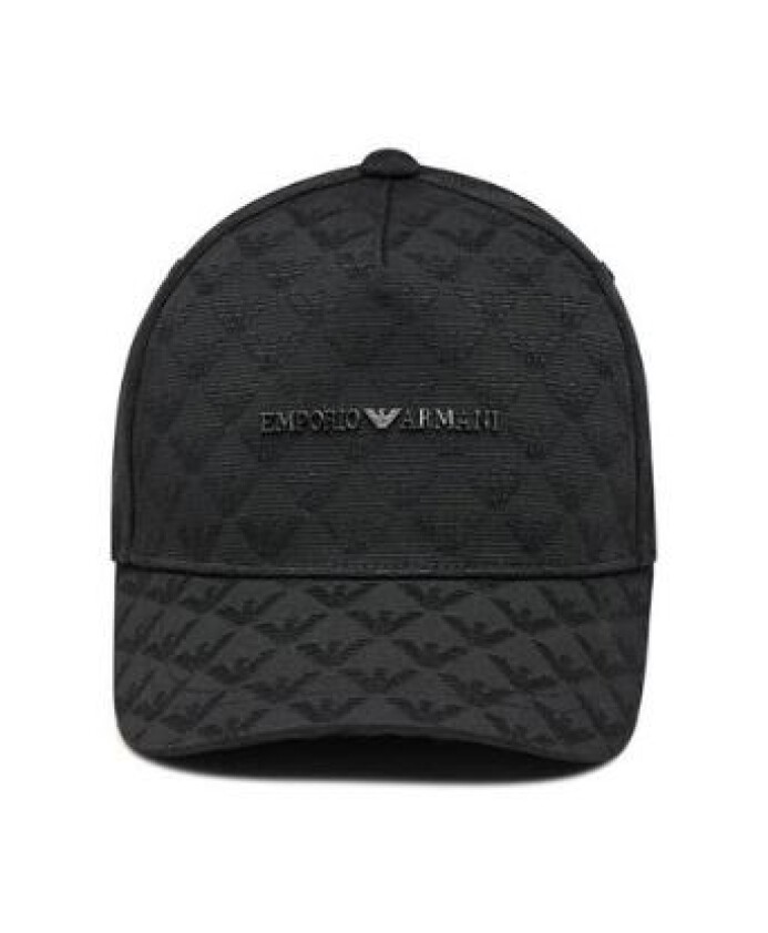 mens-black-logo-pattern-cap