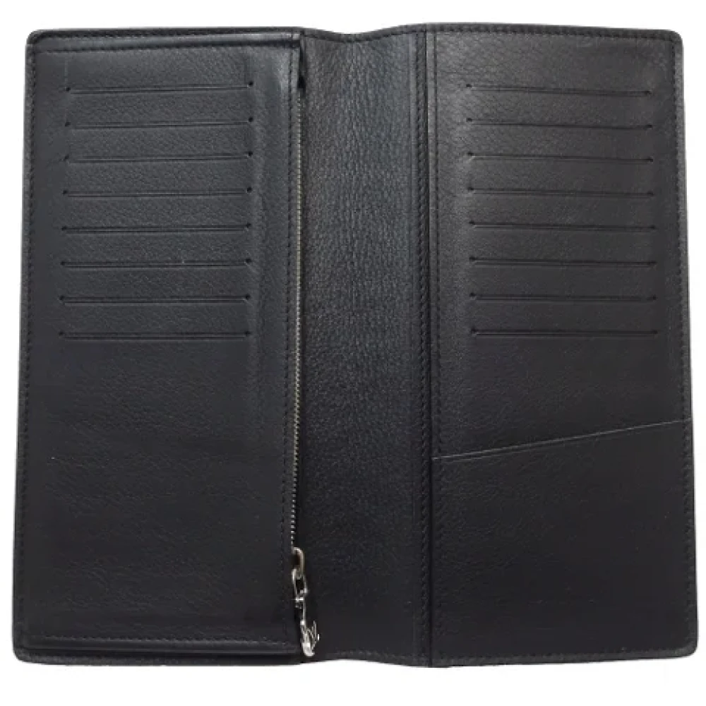 Louis Vuitton Vintage Pre-owned Leather wallets Black Heren