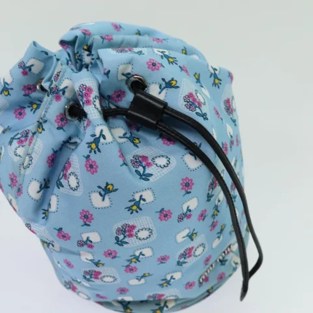 Miu Pre-owned Nylon pouches Blue Dames