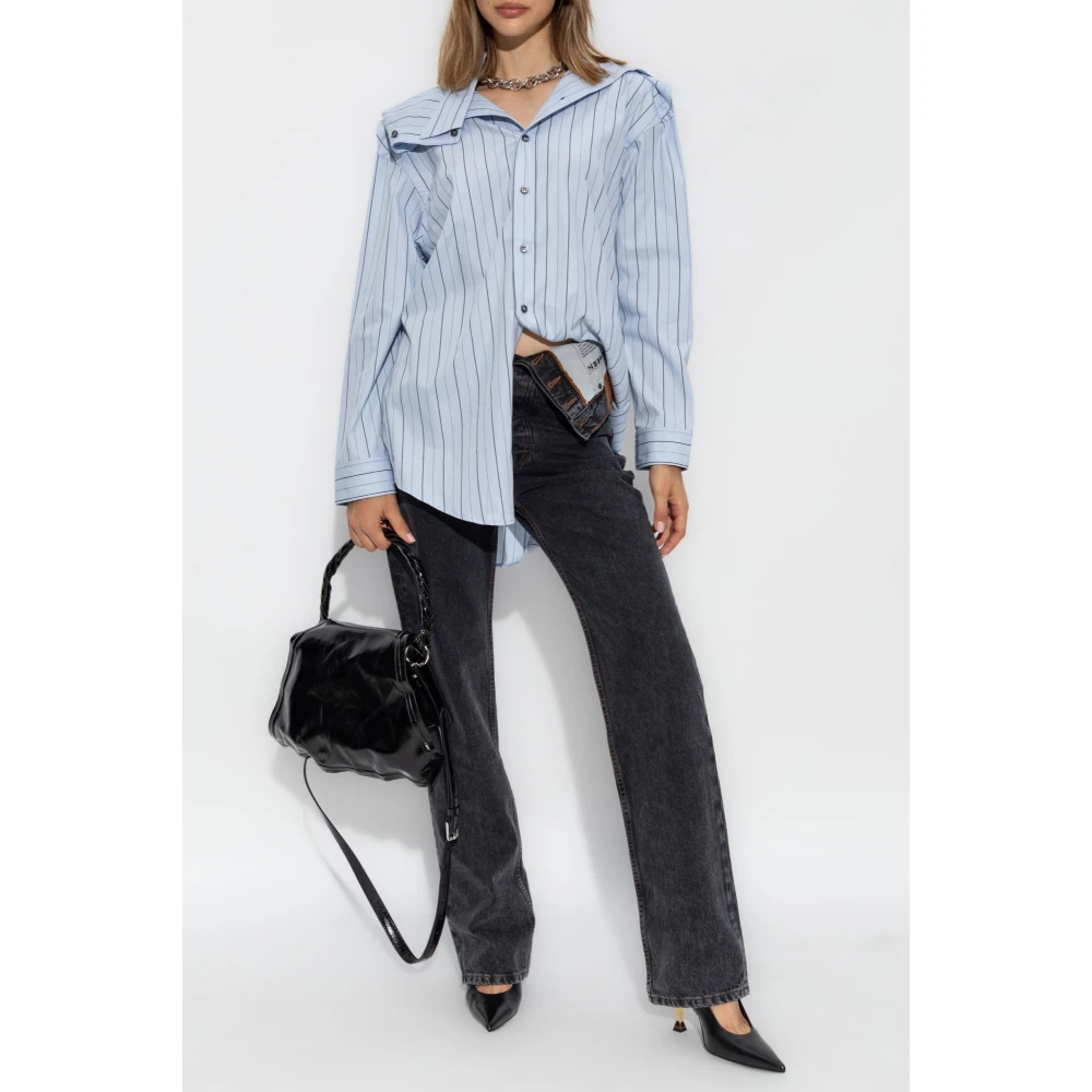 Y Project Jeans met logo Black Dames