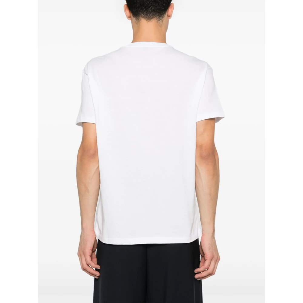 Polo Ralph Lauren Geborduurde 'Polo Bear' Katoenen T-shirt White Heren