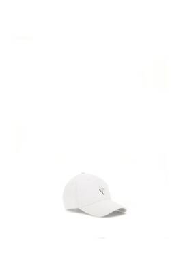 casquette-en-coton-avec-logo-metal-blanc