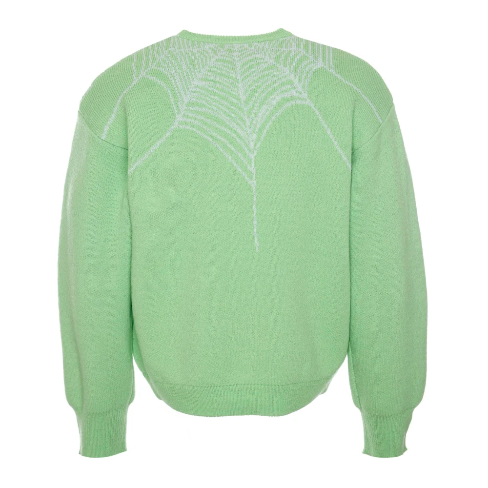 Stockholm Surfboard Club Jacquard Gebreide Trui Green Dames