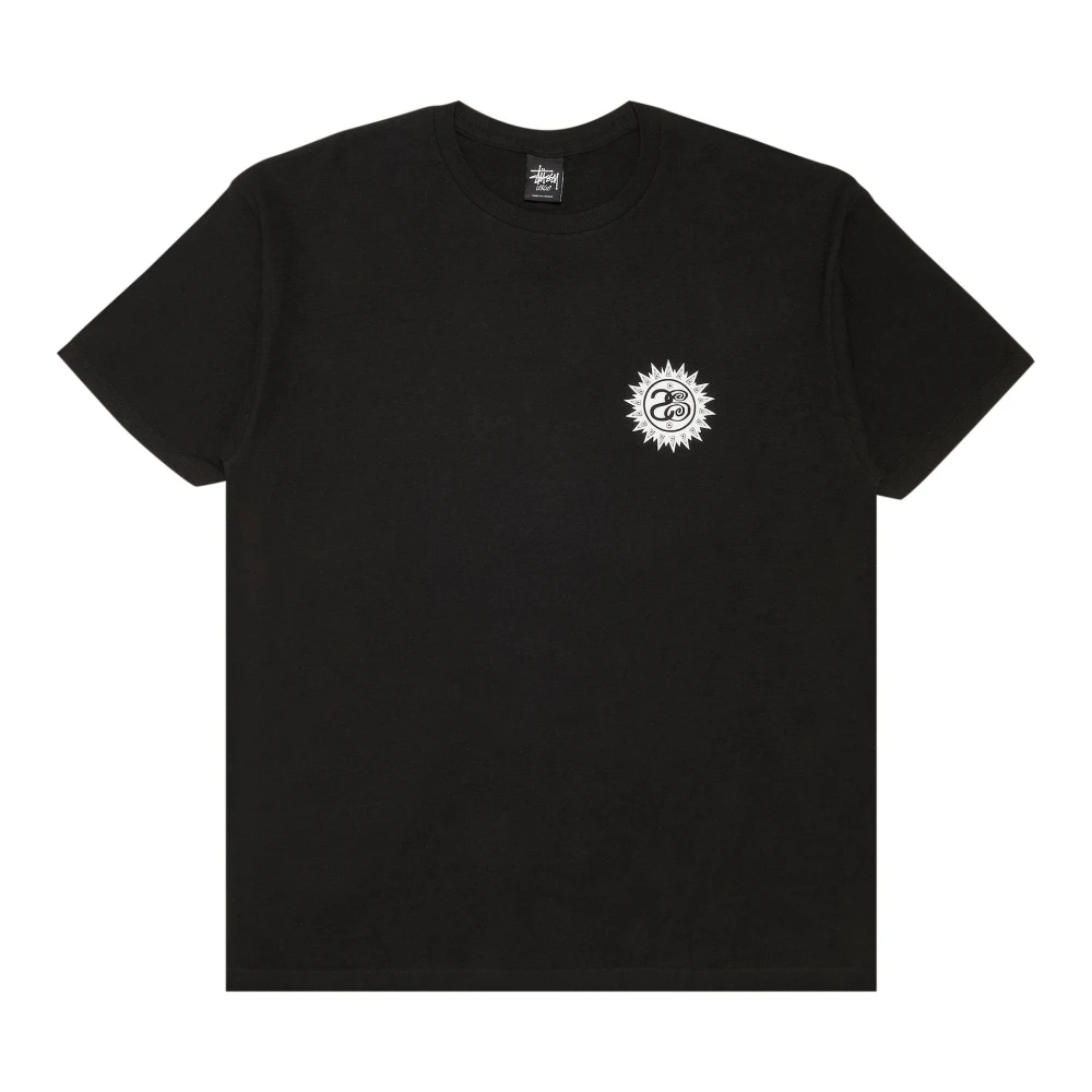 Stüssy One World Love Tiki Chain Tee Black Heren