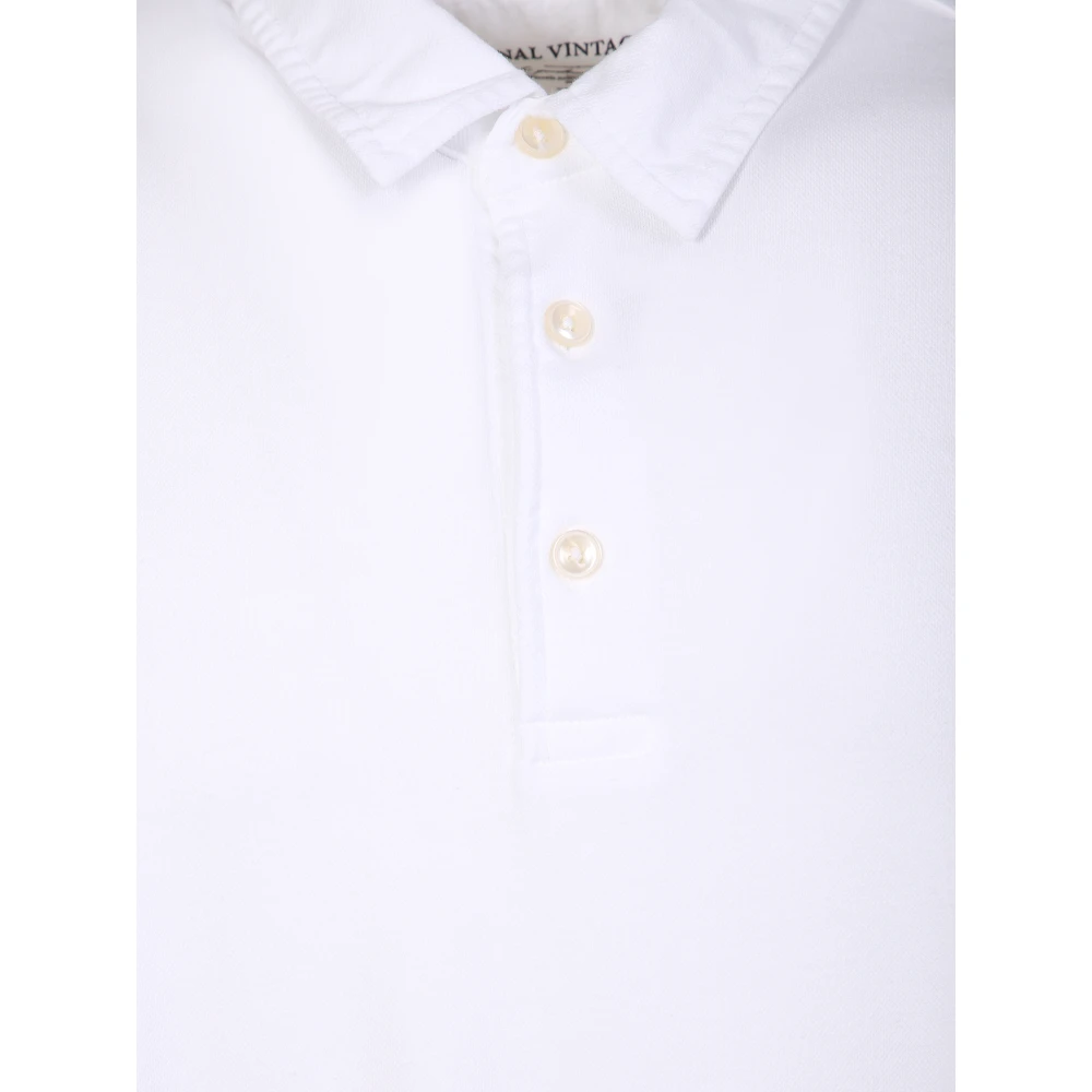 Original Vintage Polo Shirts White Heren