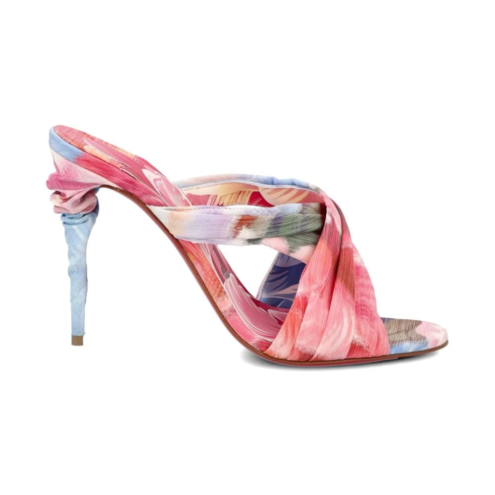 Christian Louboutin Multicolor Heeled Mules, Female, 4 Uk, Affabula 100 Mule