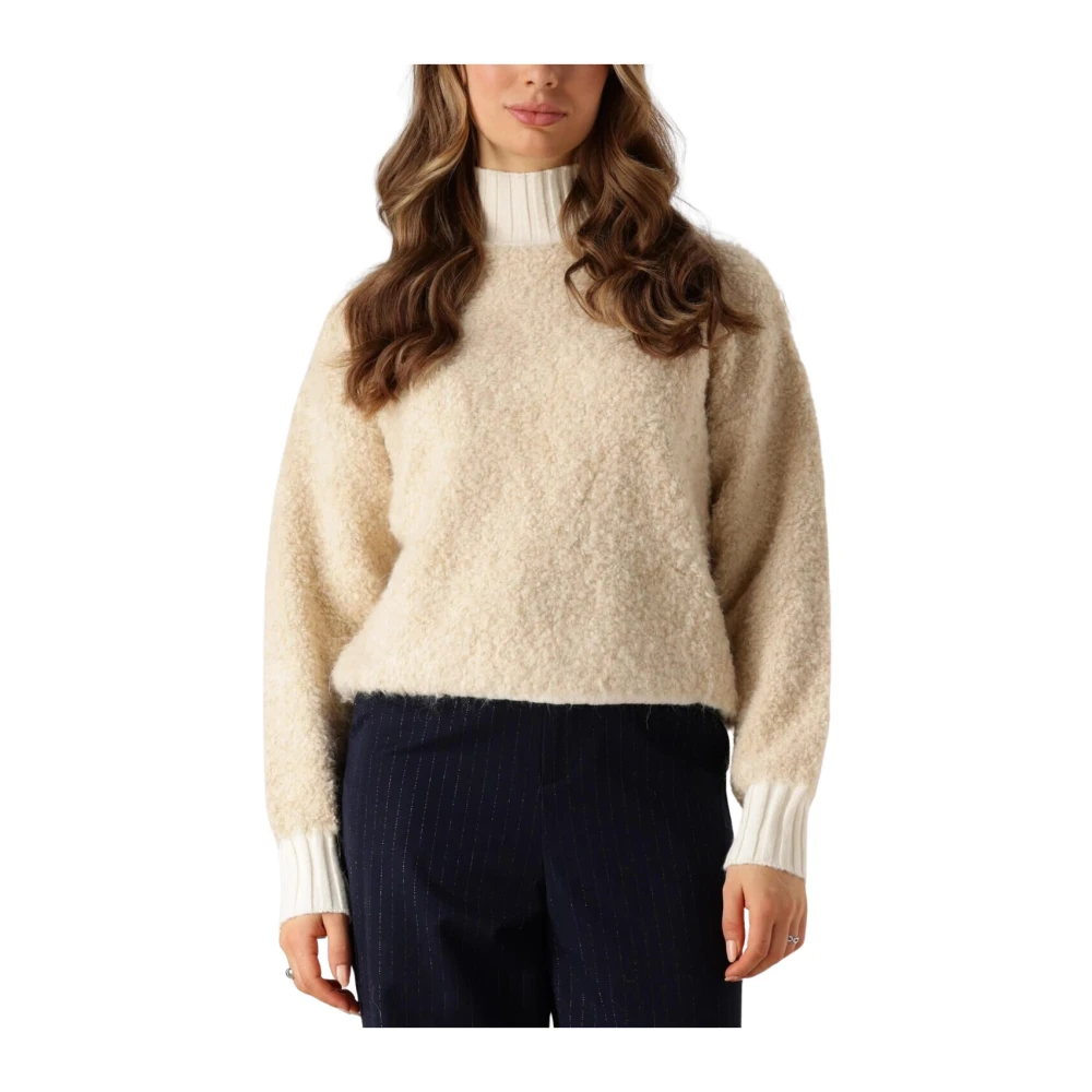 Nukus Essy Pullover Sand Sweater Beige Dames
