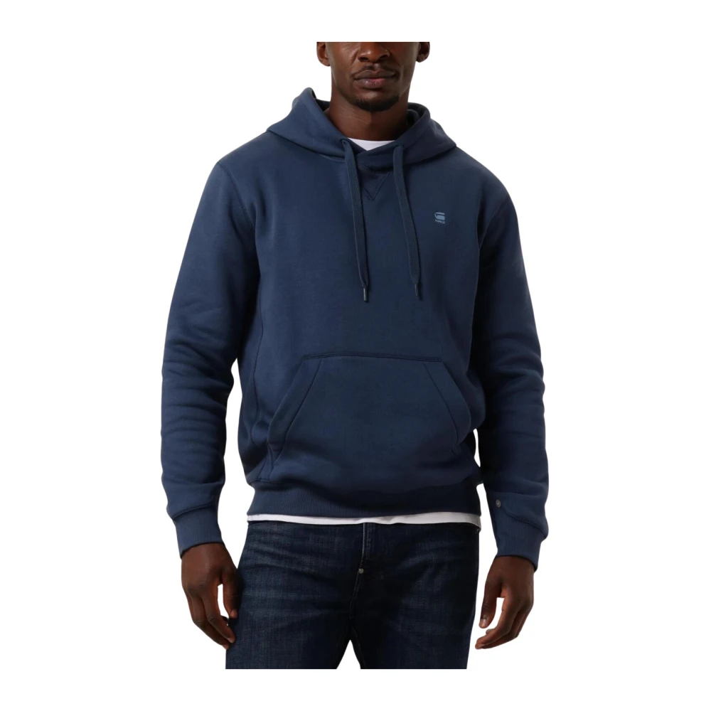G-Star Mannen Premium Core Hoodie Blue Heren