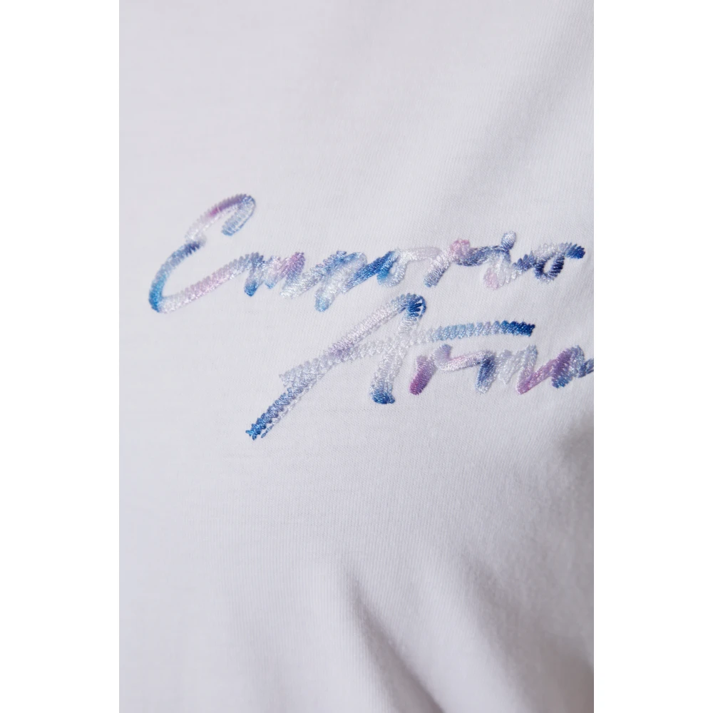Emporio Armani T-shirt met logo White Dames