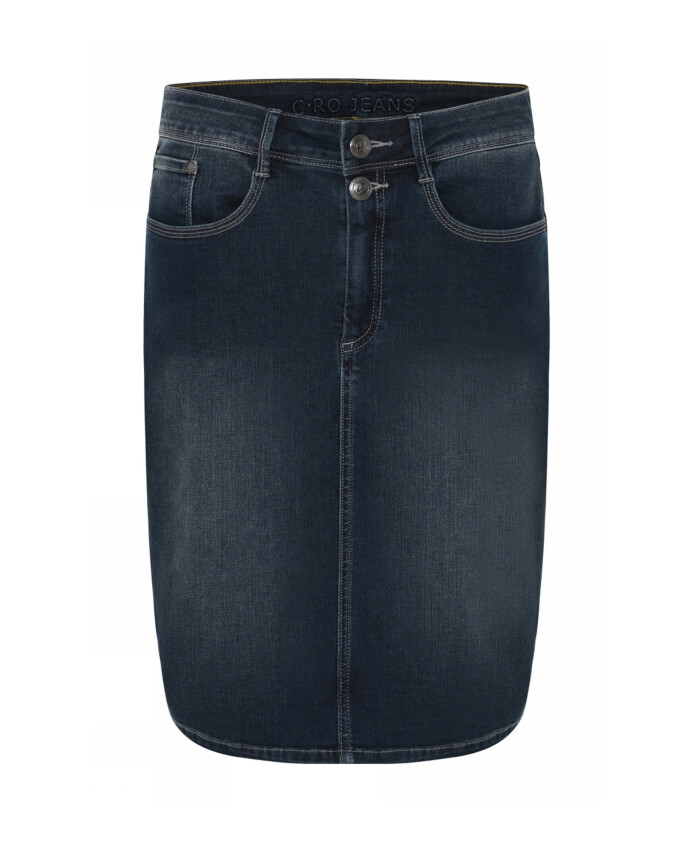 jupe-en-denim-bleu-style-classique