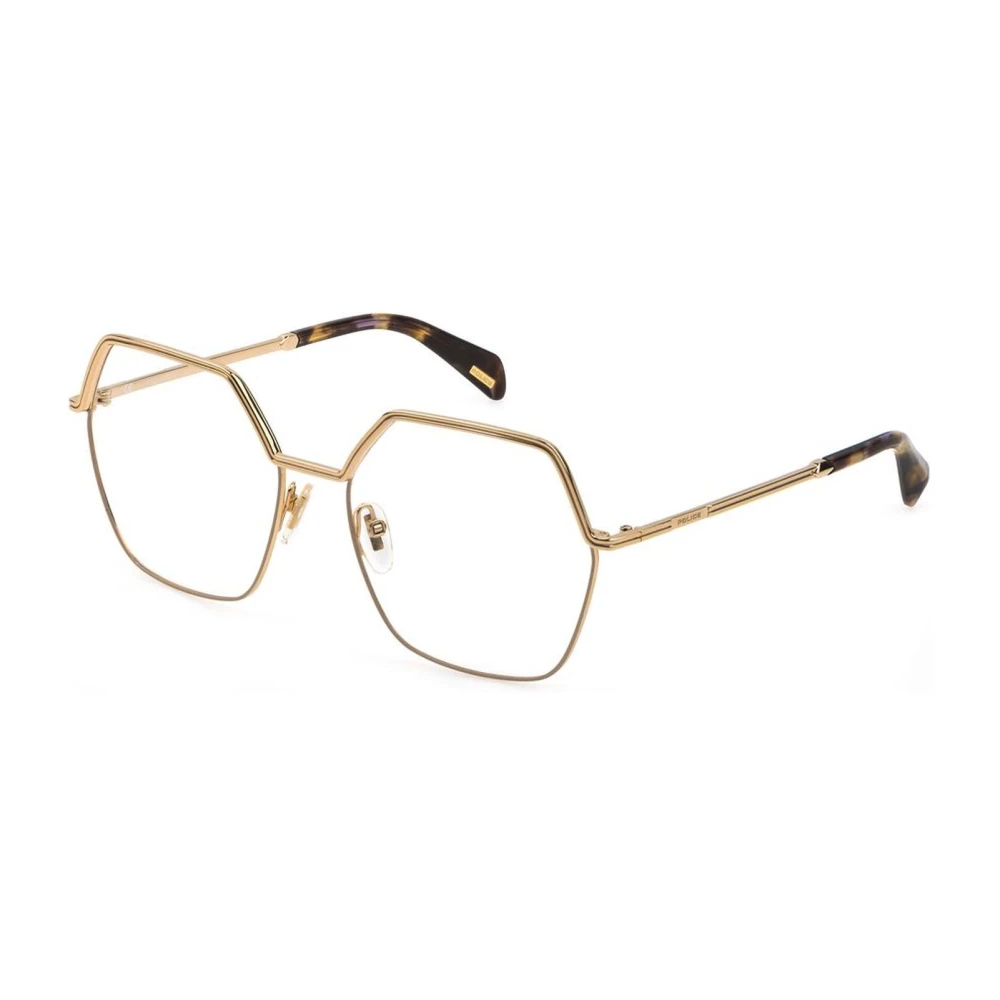 Police Roze Wijzerplaat Metalen Frame Horloge Vrouwen Yellow Dames