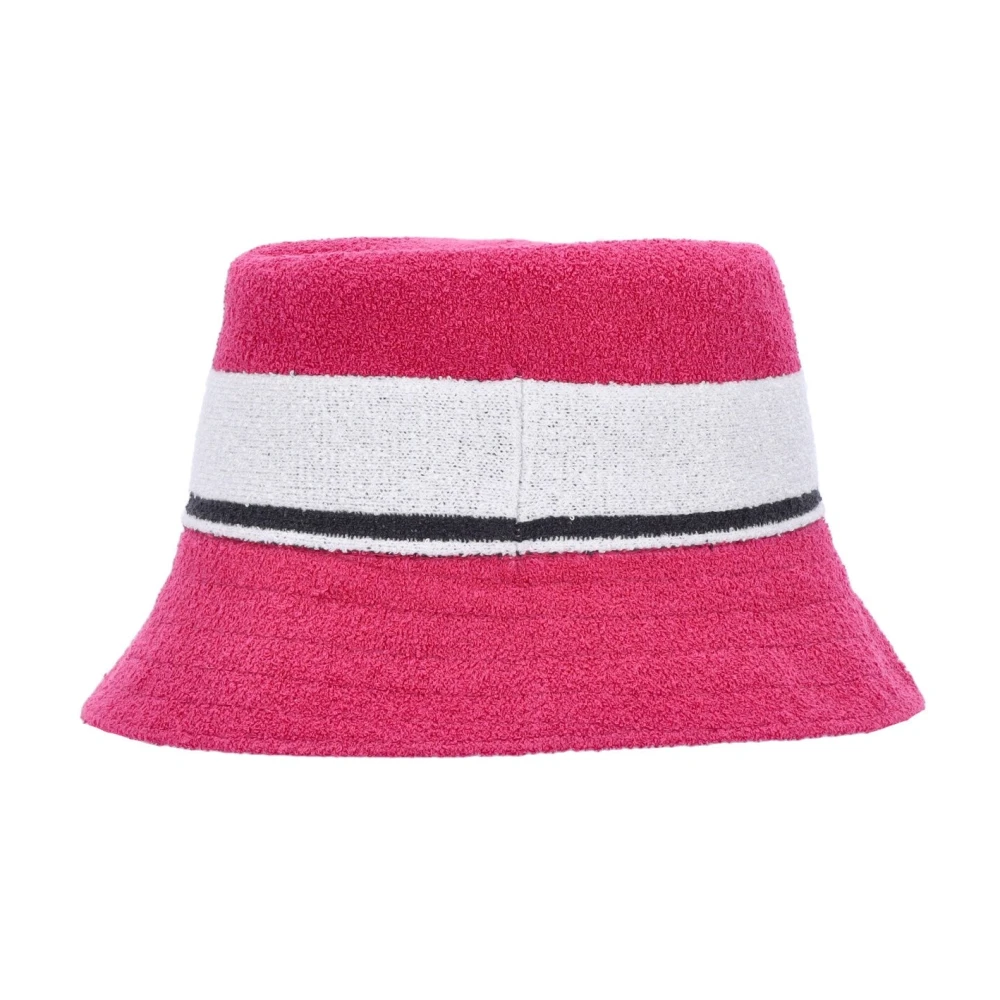 Kangol Gestreepte Vissershoed Elektrisch Roze Pink Heren
