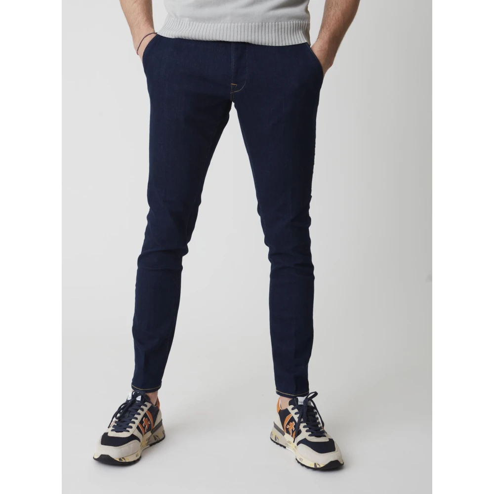 Dondup Moderne Skinny Jeans Blue Heren