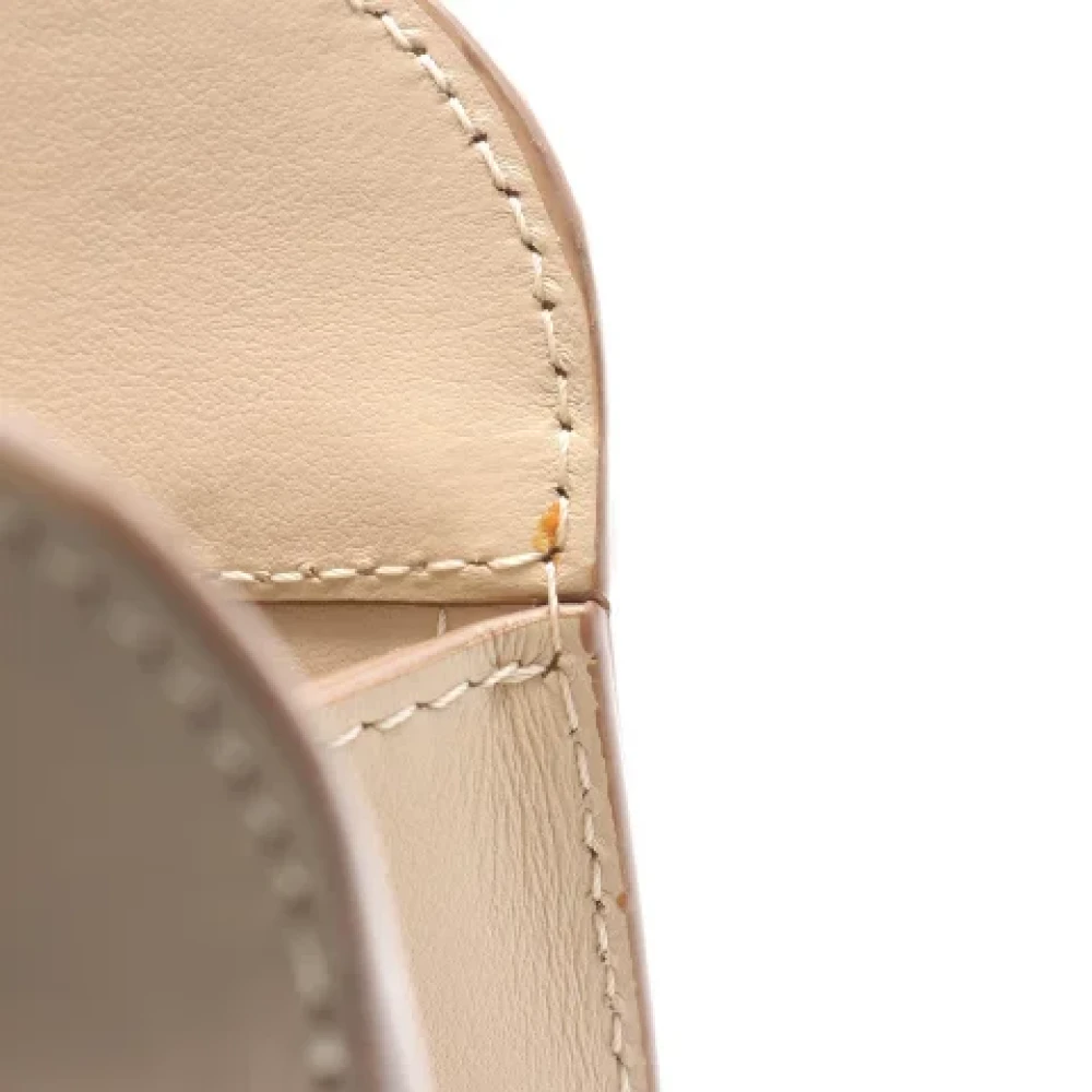 Burberry Vintage Pre-owned Canvas handbags Beige Dames