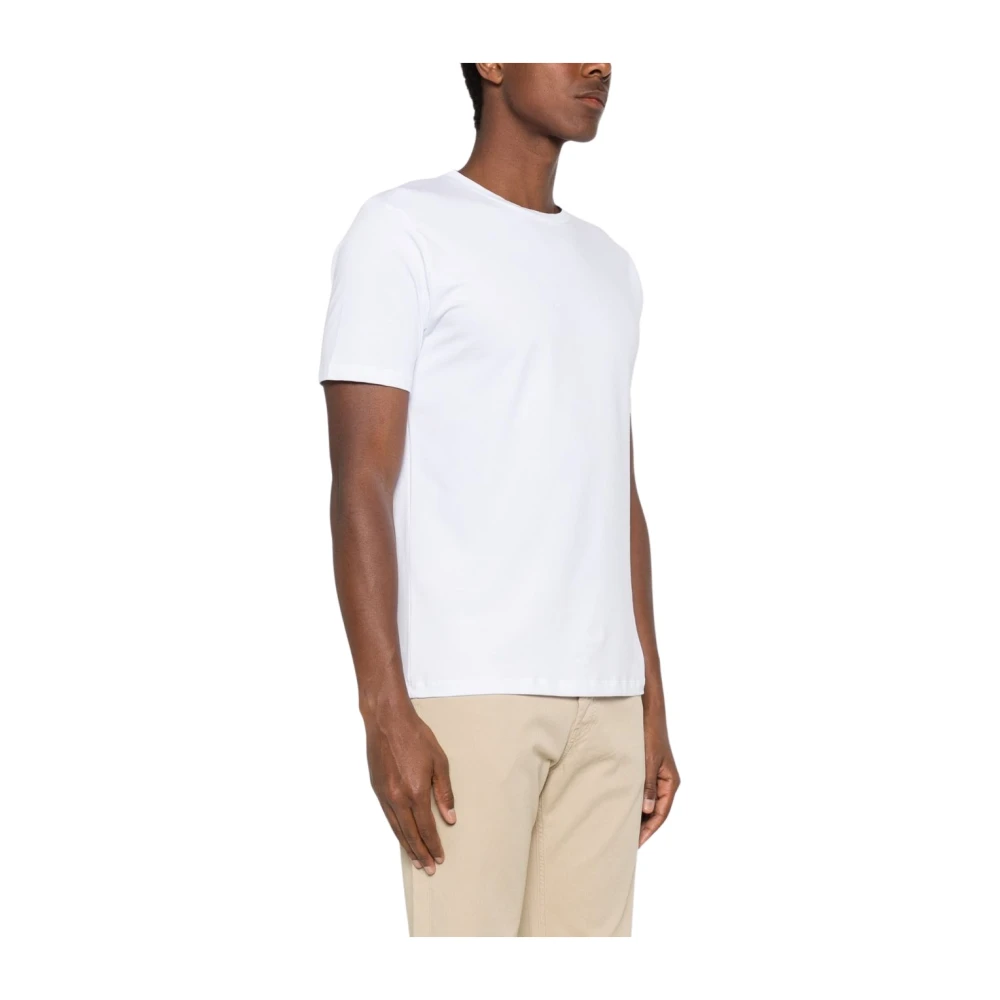 Daniele Fiesoli Men's White T-Shirts, M, Crew Neck T-Shirt