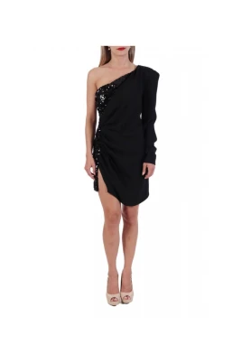Arancia One-Sleeve Sequin Dress