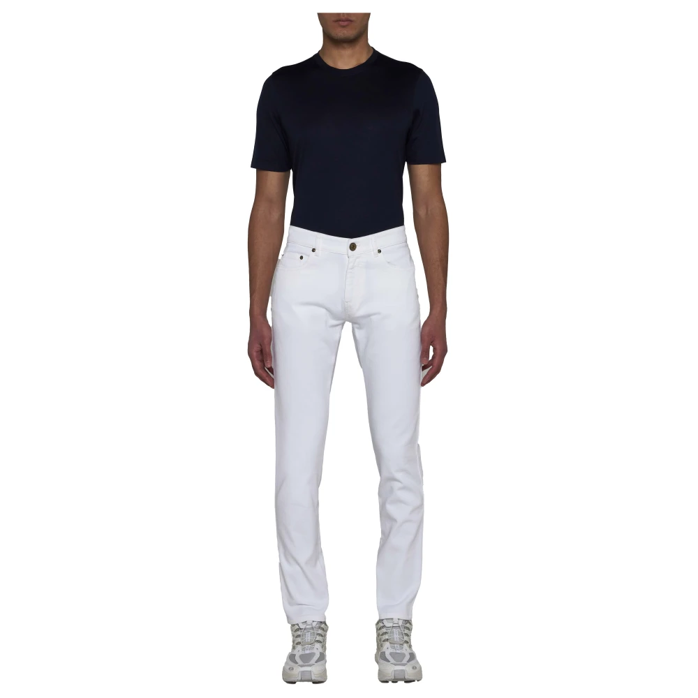 PT Torino Witte Denim Skinny Jeans White Heren