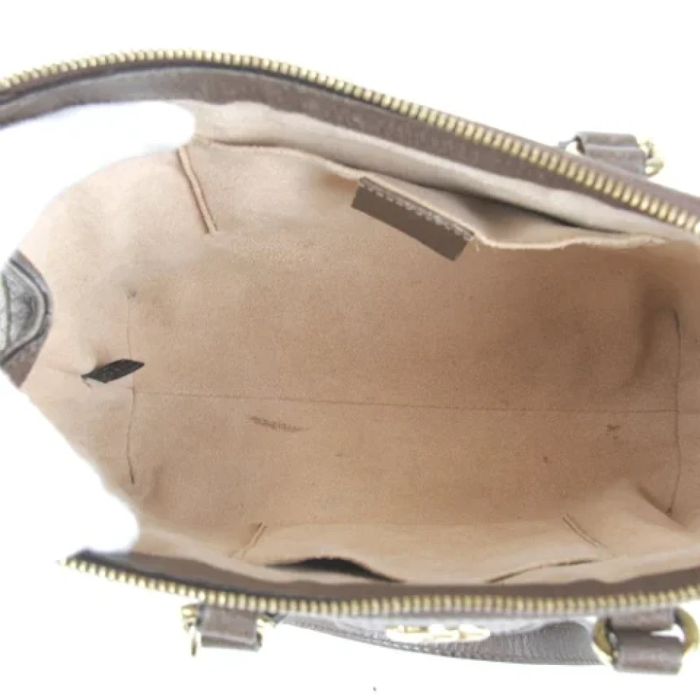 Gucci Vintage Pre-owned Canvas gucci-bags Brown Dames