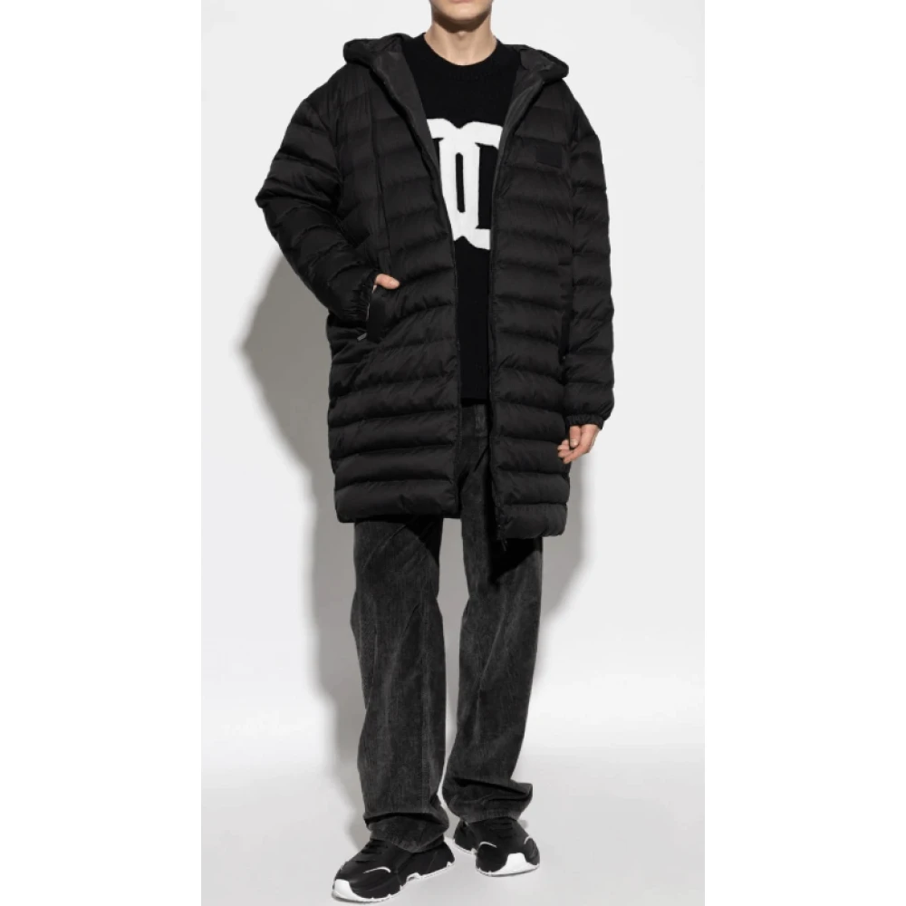 Dolce & Gabbana Gewatteerde Hoodiejas Black Heren