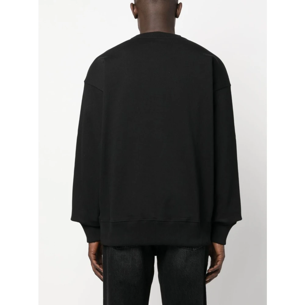 Kenzo Zwarte Logo-Print Trui Black Heren
