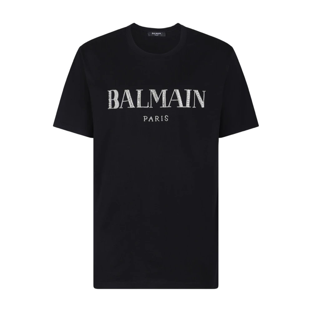 Balmain - Tops > T-Shirts - Black - Balmain - Modalova