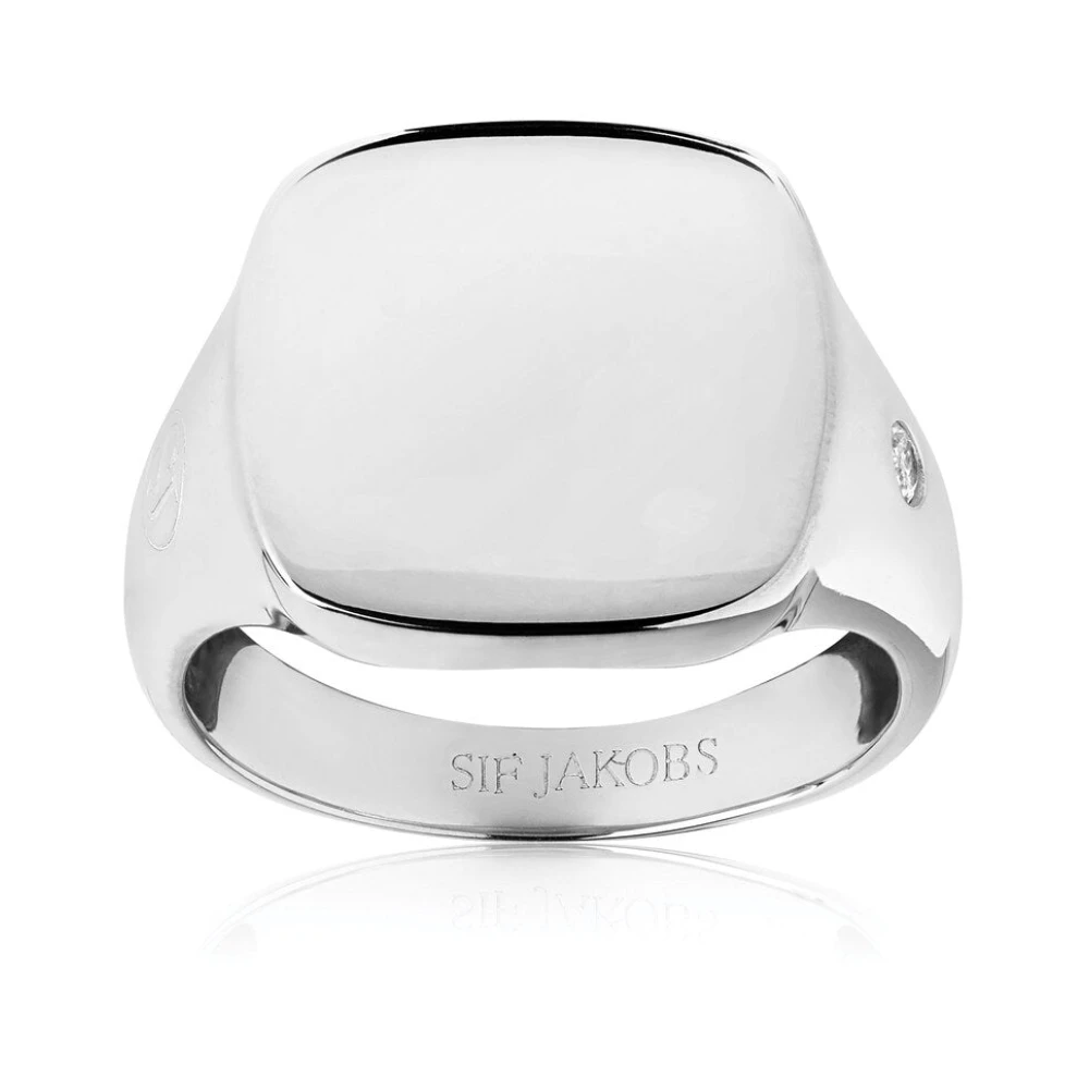 Sif Jakobs Jewellery Fyrkantig Follina Ring Gray, Dam