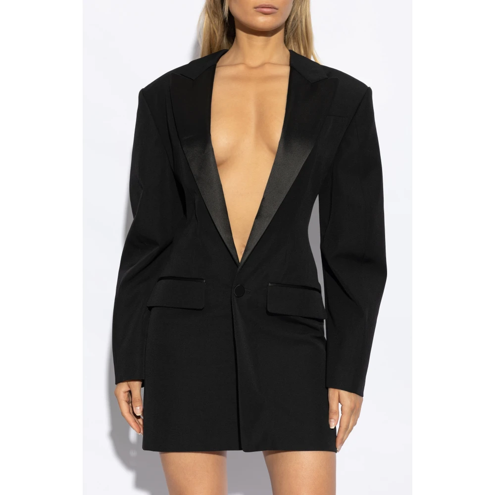 Dsquared2 Wollen jurk Black Dames