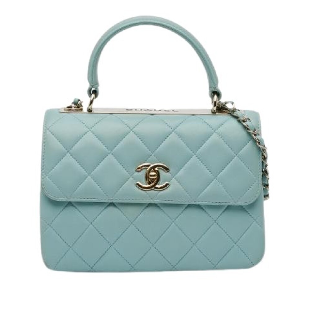 CHANELシャネルvintageヴィンテージヴァニティ　化粧ポーチミント 500x0.jpg