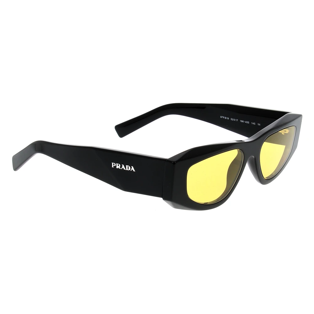 Prada Unisex Black Sunglasses - Sunglasses - 52 Mm - Accessories
