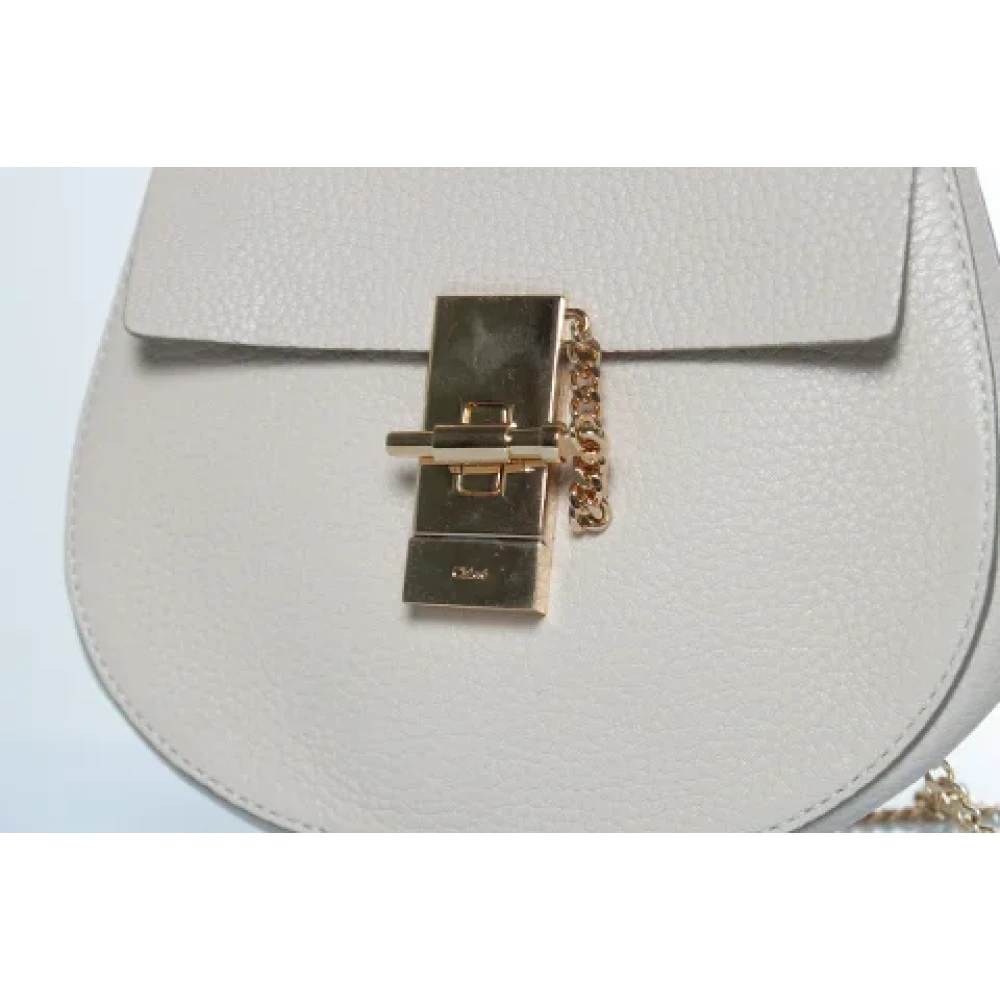 Chloé Leather shoulder-bags Gray Dames