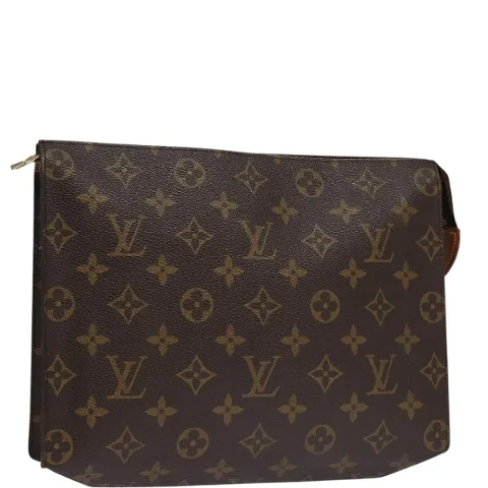 Louis Vuitton Vintage Pre-owned Canvas pouches Brown Dames