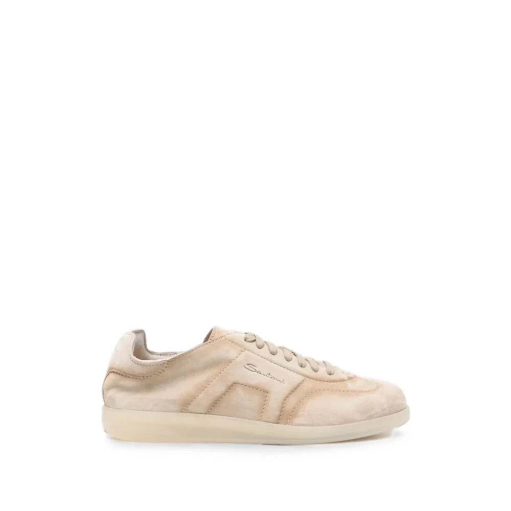 Santoni Oly Cube 18 Sneakers Heren Schoenen Beige