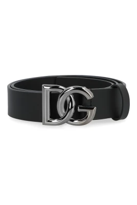 Calfskin Logo Belt