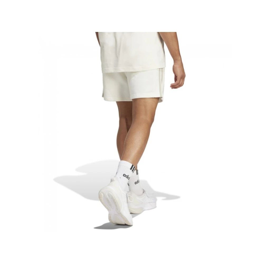 Adidas Essentials French Terry 3-Stripes Heren Shorts White Heren