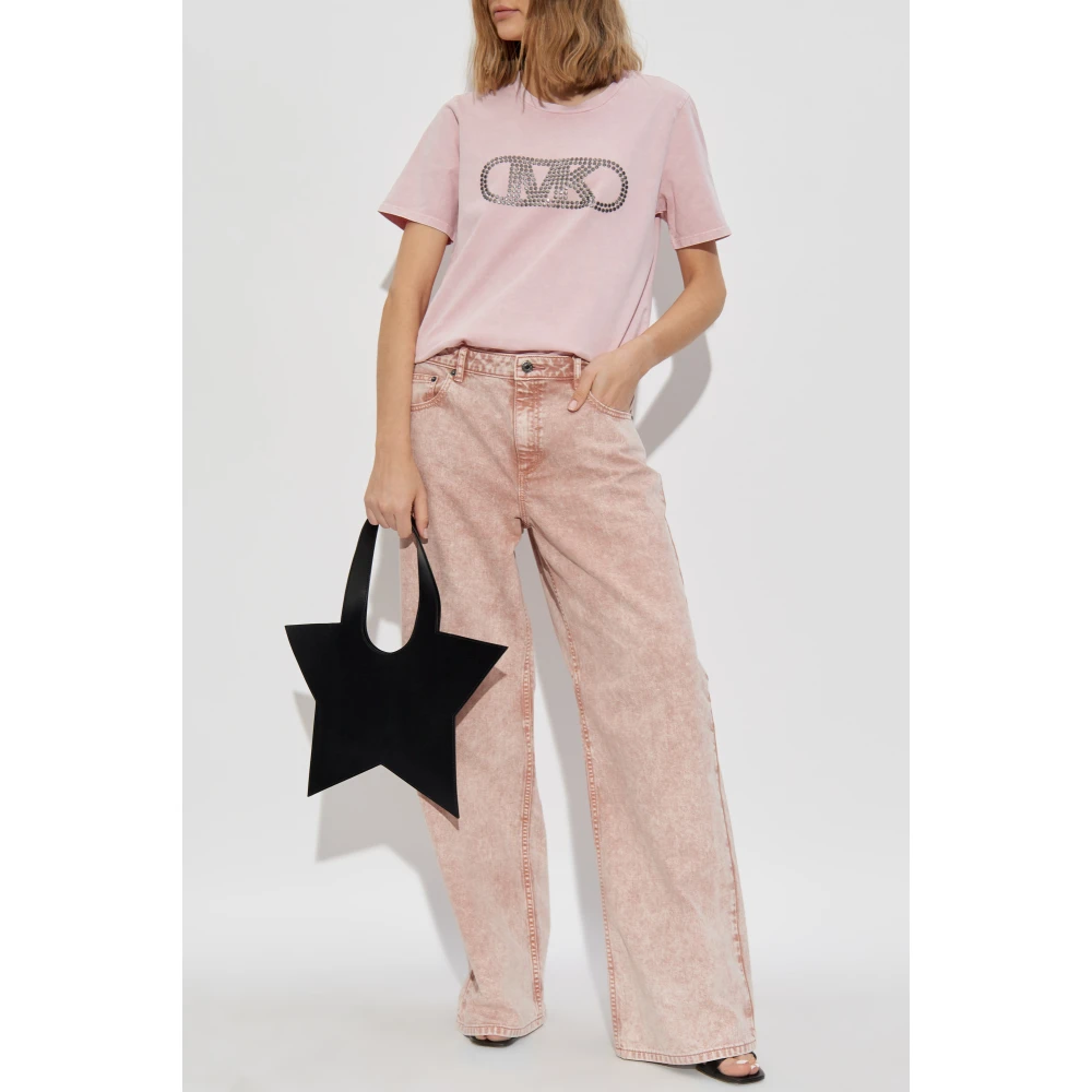 Michael Kors Wijde broek Pink Dames