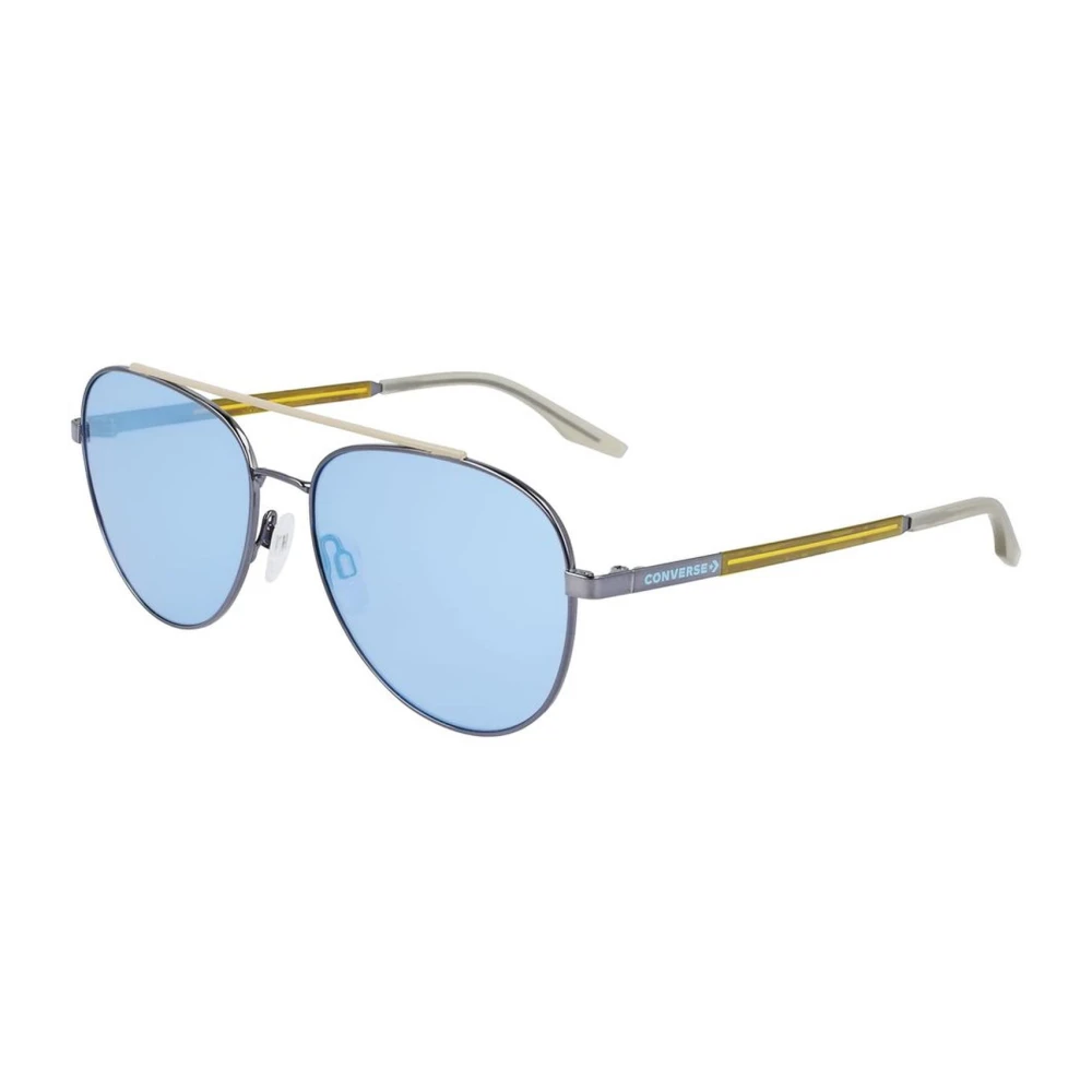 Converse Men's Gray Metal Uv Protection Sunglasses