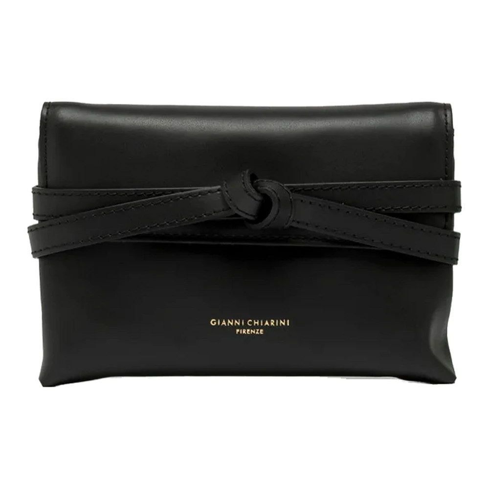 Gianni Chiarini Women's Black Belty Knotted Shoulder Bag - Shoulder Bags - One Size - Bags