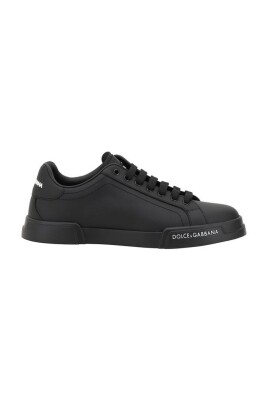 monogram-heel-leather-sneakers-lace-up