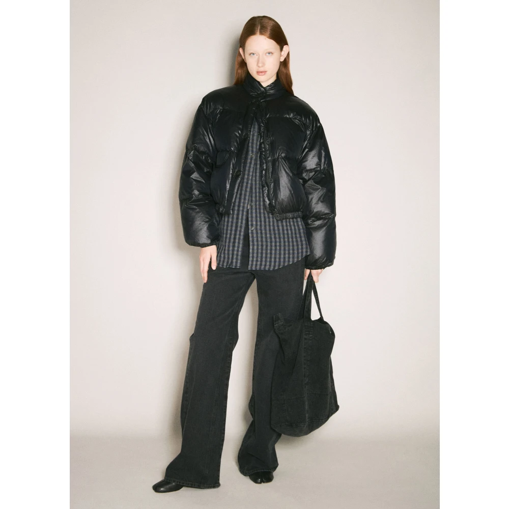 Our Legacy Ripstop Puffer Jas Black Dames