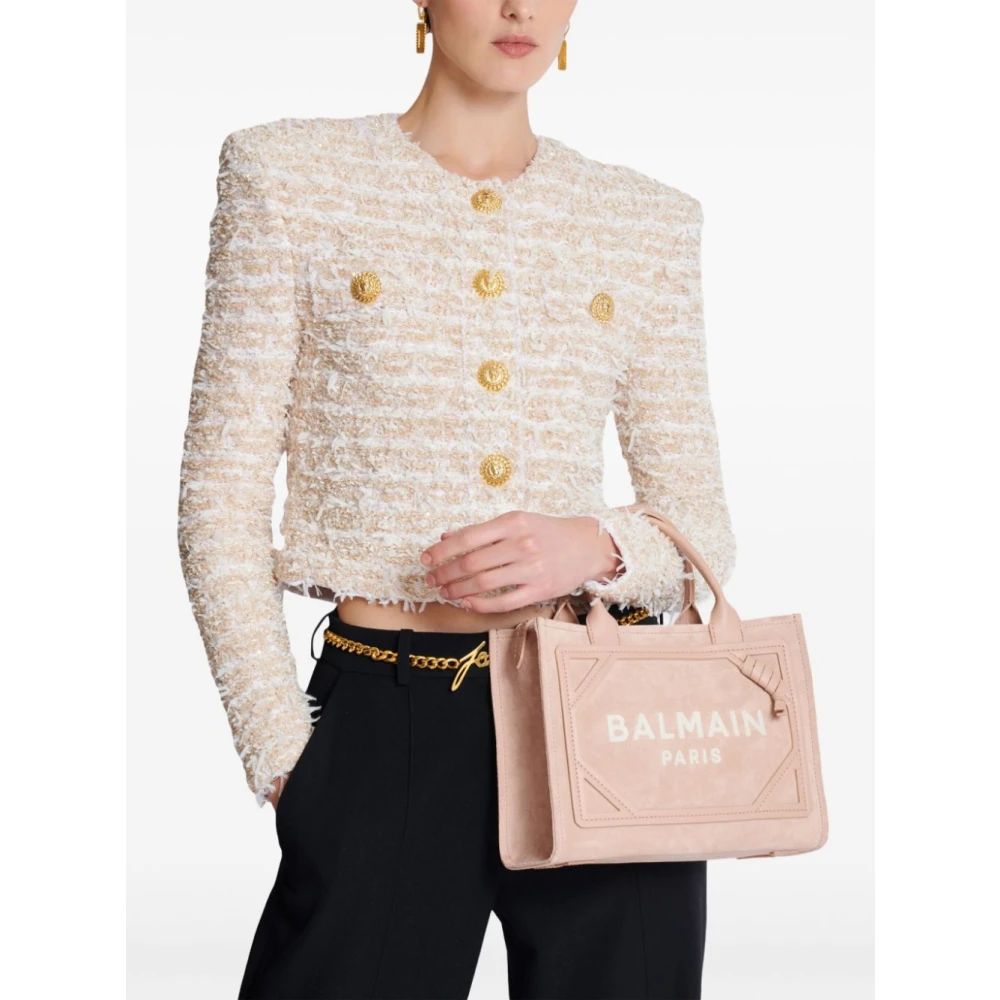 Balmain Roze Stijlvolle Tassen Collectie Pink Dames