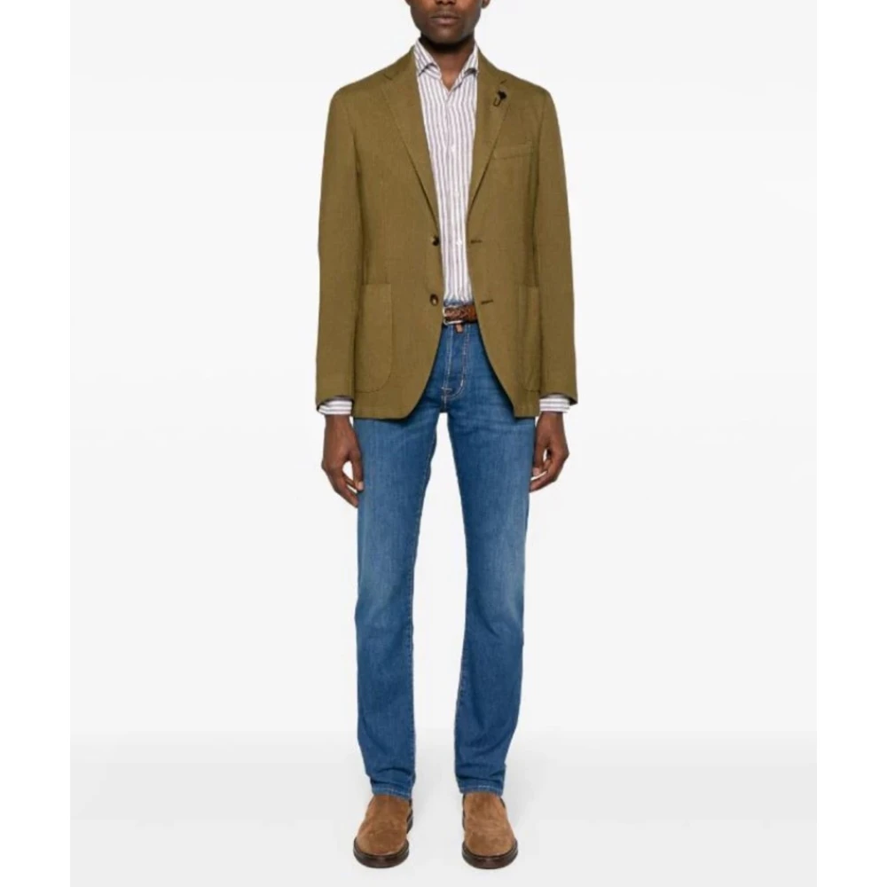 Jacob Cohën Slim Fit Bard Broek Blue Heren