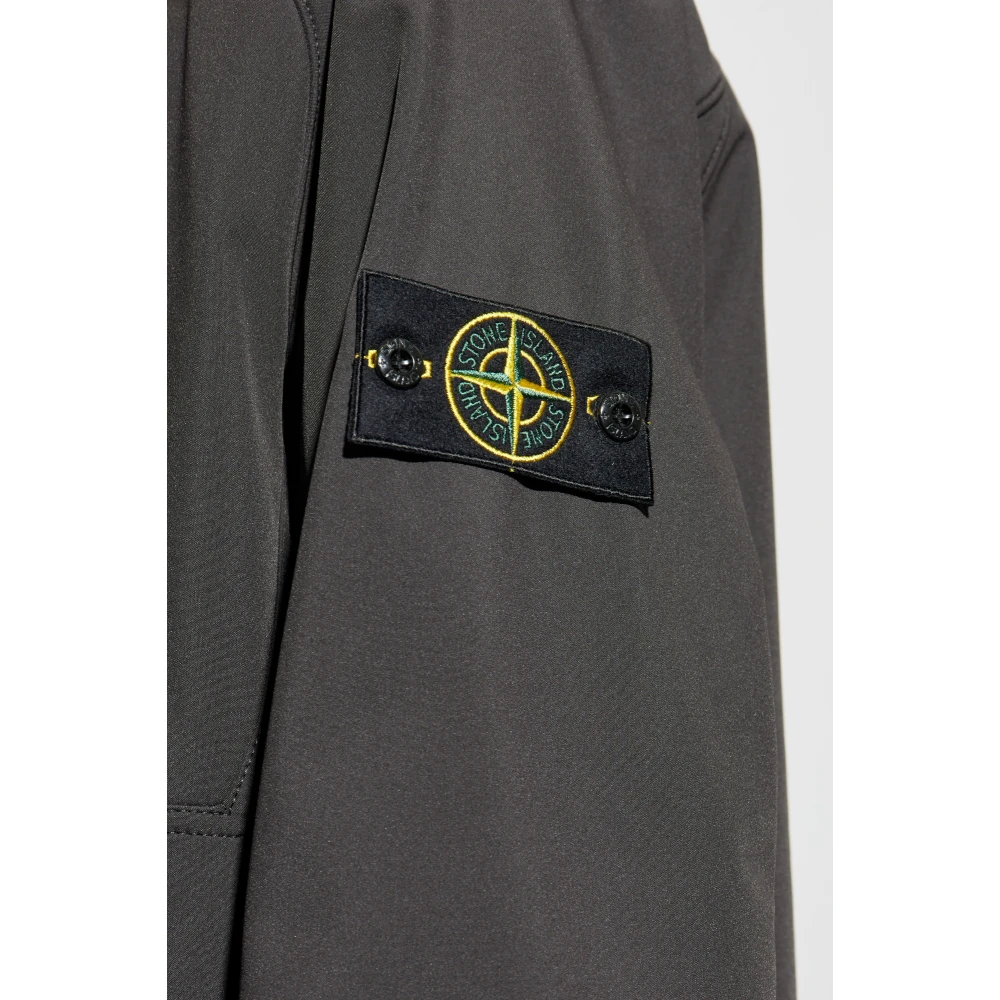Stone Island Jas met logo Gray Heren