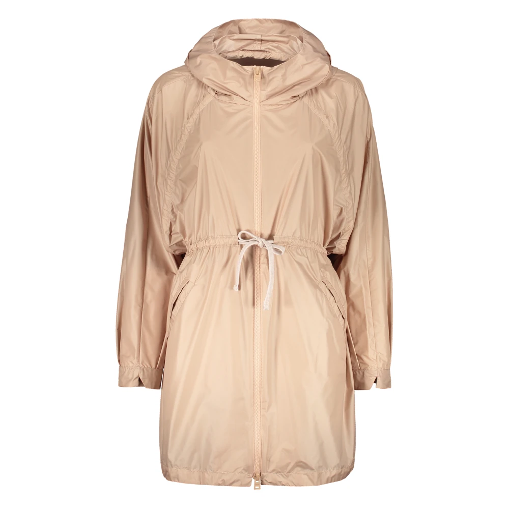 Herno Verstelbare Techno Stoffen Jas met Capuchon Pink Dames