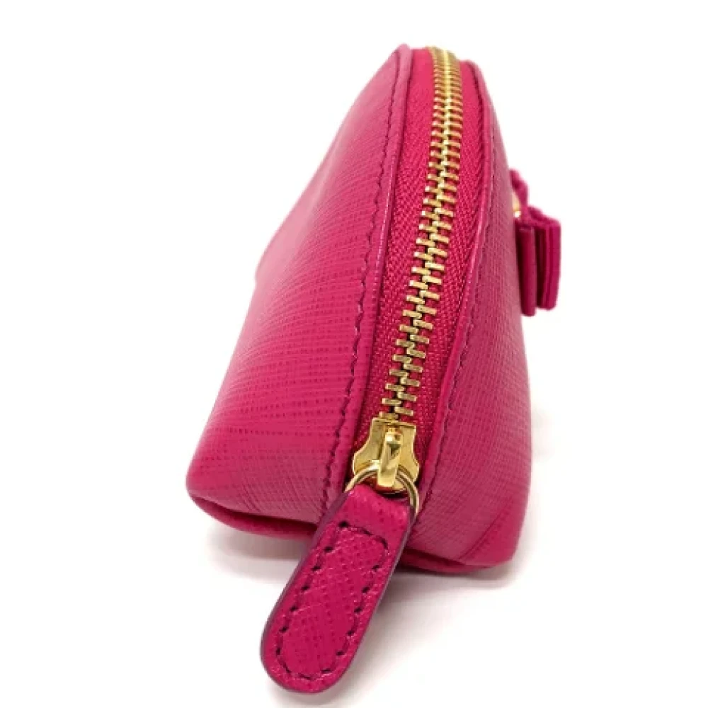 Salvatore Ferragamo Pre-owned Leather wallets Pink Dames