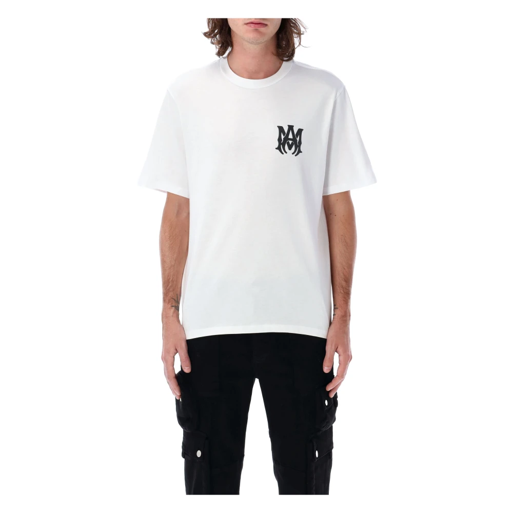 Amiri Core Logo T-shirt Wit White Heren